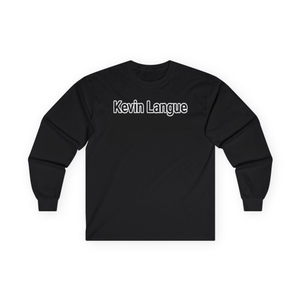 Kevin Langue Text Unisex Ultra Cotton Long Sleeve Tee